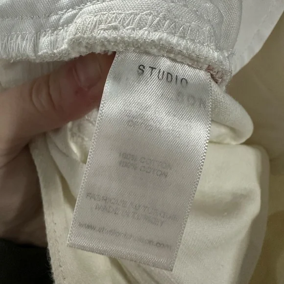Studio Nicholson x Isko SELVEDGE DENIM Jeans Size 00 White Women’s Relaxed Flare & Wide Leg